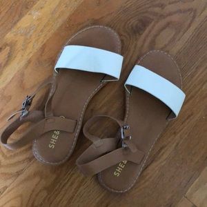 Faux Leather Sandals